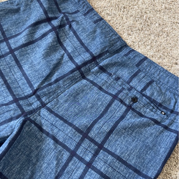 Hurley Board Shorts Men's blue Swim trunks size 34 - Picture 9 of 10